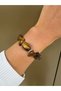 Natural Stone Bracelet (Tiger Eye - Broken Stone) - 2