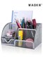 WAOKN Desk Organizer Office Accessories, Multi-Functional Mesh Desk Organizer Pen Holder Organizers