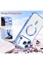 Apple iPhone 18 Pro 5G 2026 Magsafe PU Luxury Plating Raised Lips Camera Hole Case Cover - 3