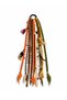 Handmade Beaded Felt Rasta Buckle – 9 Braided, Elastic, 50–55 cm - 6