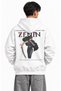 Unisex Jujutsu Kaisen Maki Zenin Back Printed Hooded Sweatshirt, Oversized Anime Themed Hoodie - 3