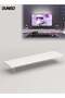 DUNISO Wood Monitor Stand Riser,Computer Stand with Keyboard Organizer,Desktop Rack for Home,Office