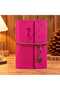 Mr Large Leather Journal with Butterfly Figure – Vintage Diary and Notebook with Special Design