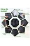 TPGP 5 Tiers Acrylic Paper Organizers, Office Desk Organizers and Accessories, Clear Paper - 3
