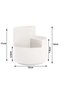 Rotating Three Grid Pen Holder, Office Student Desktop Pen Storage Box - 2