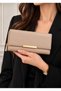 Women's Stylish Double Bag and Wallet Combination Set with Gold Details and Adjustable Strap, Luxury Looking Set - 5