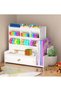 TPGP Desk Organizer with Drawer | White Large Capacity DIY Pen Holder Box | Desktop Stationery - 4