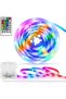 شريط إضاءة LED RGB بطول 9.8 قدم، 90 مصباح، يعمل بالبطارية مع جهاز تحكم عن بعد، 8 أوضاع، قابل للتعتيم، مؤقت، ذاتي التشغيل