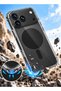 Apple iPhone 18 Pro 5G 2026 Clear Magsafe Magnetic Attachment Animation Acrylic Case Cover - 3
