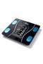 Smart Body Fat Scale with Bluetooth, Black, LCD Display