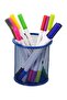 Metal Pen Holder Dark Blue - 4