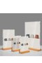 Eckek Acrylic Sign Holder A4/A5/A6 Menu Displays Double Sided, Wood Base Table Top Sign Stand - 5