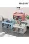 WAOKN Desk Organizer with Drawer, Office Desktop Organizer Stationary Organizer Desktop Pen Pencil - 5