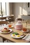 1.7L Kitchenware Tea Pot with Lid Elegant Design with Comfortable Top Handle for Daily Use - 2