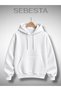 New Season Printed 3 Yarn Cotton Hooded Sweatshirt - 2