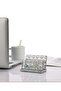 SYOSI Crystal Business Card Holder Stand, Mirrored Name Card Display, Card Stand Organizer Desktop - 4