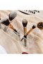 Clear Acrylic Desk Organizer with 4 Compartments - Versatile Pen, Pencil, and Makeup Brush Holder - 5