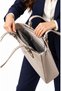 Women's Stone Color Large Size Shoulder Bag-Bd4067 - 4