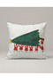 Elves Carrying the Christmas Tree Cushion Cover 363 – Little Elves Design 45X45 cm