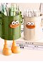 Pen Holder, Metal Pencil Cup, Cute Makeup Pens Holder, Durable Pen Organizer Desk Organisers Set - 4