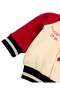 Baby Boy 1-2-3 Years Old, Lion Printed Thick 3-Strand Rastered College Cardigan, Jacket, - 3