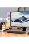 4 Pcs Transparent Acrylic Monitor Side Memo Boards, Dual-Side Desktop Note Holder with Storage Slot - 3
