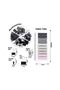 jaexest Black Office Supplies, Black Desk Accessories,Stapler and Tape Dispenser Set for with Large - 4