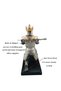 SYOSI King's Pen Holder Guard Magnetic Knight Pen Stand Desk Organizers and Accessories Pencil - 4