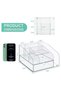 TPGP Acrylic Desk Organizer | Clear Pencil Organizer for Desk | Multifunctional Desktop Pen - 2