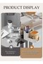 DUNISO Desk Cup Holder,Anti-Spill Cup Holder,3 Gears Adjustable,with Charging Port Hole, Easy to - 3