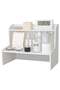 LINGWEI Wooden Desk Organizer 2-Tier Desktop Storage Shelf for Office Supplies