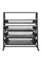 HIAS 4-Tier Metal Mesh Document Tray – Black | A4 Paper File Organizer | Office Desk Storage - 5