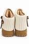 Mother-Daughter Combination Knitted Detailed Plush Textured Boots - 4