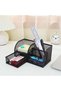VIO Metal Mesh Desk Organizer with Drawer Multi Compartment Stationery Holder Office Storage Box - 5