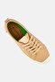 Women OCA Low Lace Up Sneakers, Dark Beige - 4