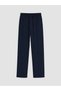 Navy Blue Regular Fit Men's Pajama Bottoms