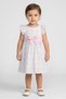 Toddlers Girl Plaid Dress, Multicolor