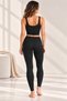 Women's Black Thermal Leggings – Winter Warm Stretchy Slim Underwear Bottoms - 3