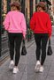 2-Piece Zero-Collar Winter Shardooned Unprinted Women'S/Men's Unisex Model - 2