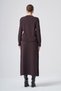 704 Tunic and Skirt Set with Button Detail, Mercerized Skirt, Brown - 4