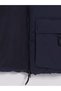 Navy Blue Relax Fit High Collar Men's Puffer Jacket - 8