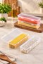 Viora 3-Piece Kitchen Organizer with Lid - Food Cabinet Drawer Organizer Storage Box