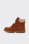 Genuine Leather 006Spa1001 Tan Nubuck Boy's Worker Boots - 2