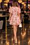 Imported Asymmetrical Chiffon Dress with Inner Lining - Pink - 2