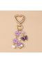 Art, Camping, and Butterfly Themed Metal 3-Piece Aesthetic Keychain Set - Bag and Car Accessory Charm - 4