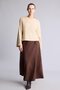 100% Cotton Crew Neck Straight Cut Long Sleeve Basic T-Shirt J1594Ax26Au - 2
