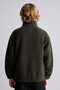 Zippered Stand Collar Plush Basic Cardigan for Boys H2370A826Wn - 5