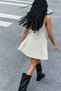 Square-neck flared-skirt dress - 4