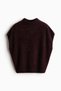 Wool turtleneck sweater vest - 5