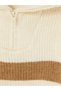 Esvab • Modern & Distinctive Zipper Roba Collar Boys' Knitwear Sweater - 3
